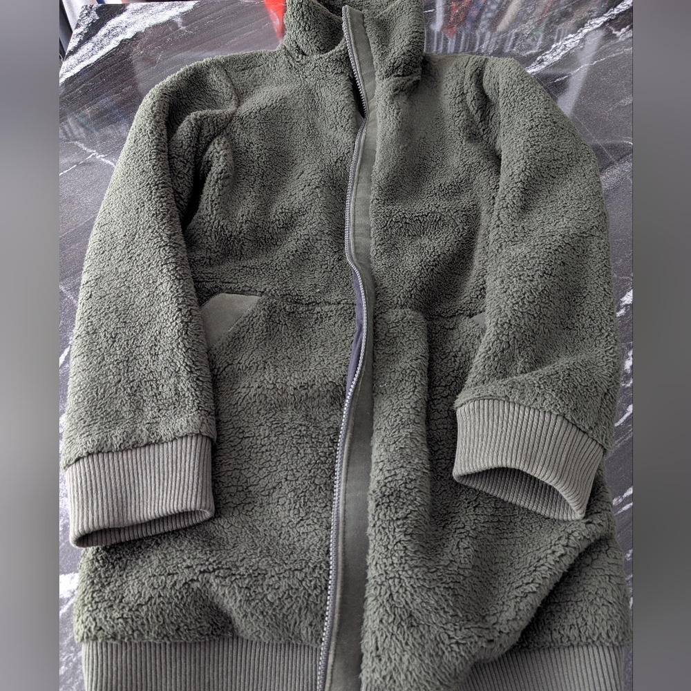 Athleta Women's Forest Green Fleece Jacket